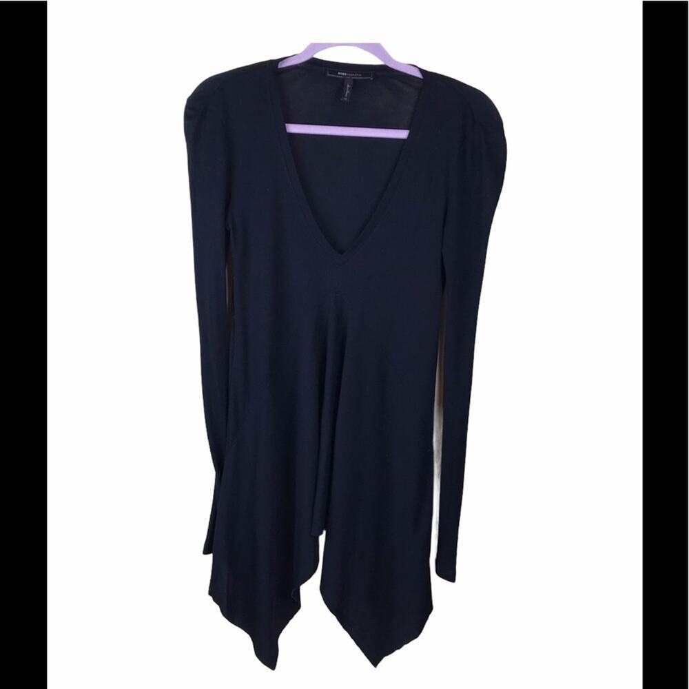 BCBG MAXAZRIA Black  Long Sleeve Tunic Sz XS
